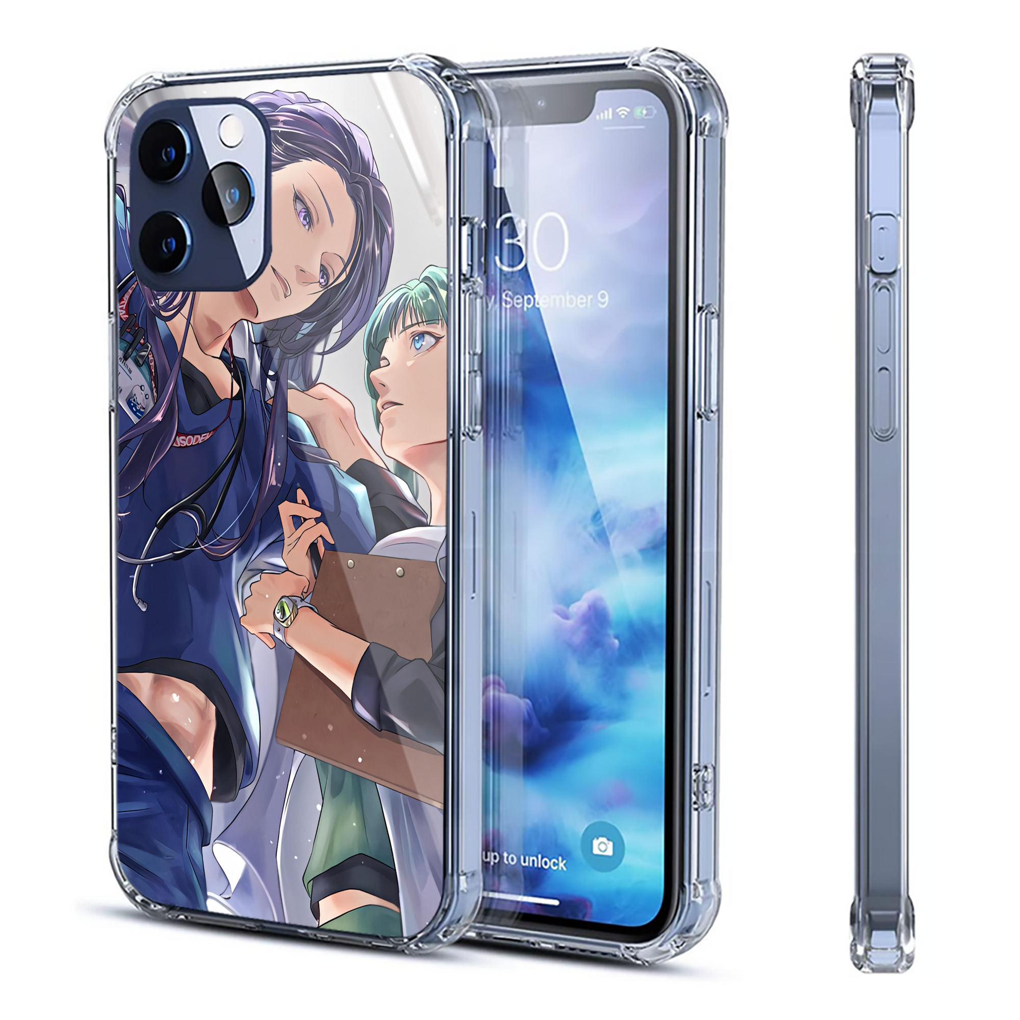 （画像用） 薬屋のひとりごと The Apothecary Diaries 【iPhone 12シリーズ対応】透明スマホケース（クリアソフトケース）